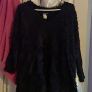 Black 3/4 arm sweater from Venus